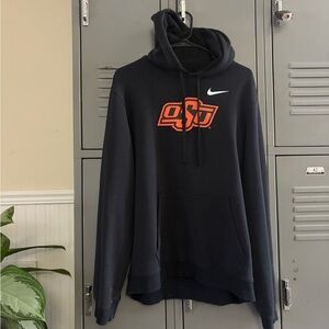 Men’s Black Nike Oklahoma State Hoodie